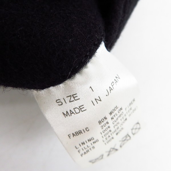 実際に弊社で買取させて頂いたmarka/マーカ アームレザー切り替え ジャケット/スタジャン/1の画像 4枚目