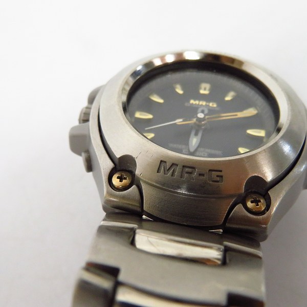 実際に弊社で買取させて頂いた【ジャンク】G-SHOCK/Gショック MR-G チタン レフティ 腕時計 MRG-121T-8Aの画像 6枚目