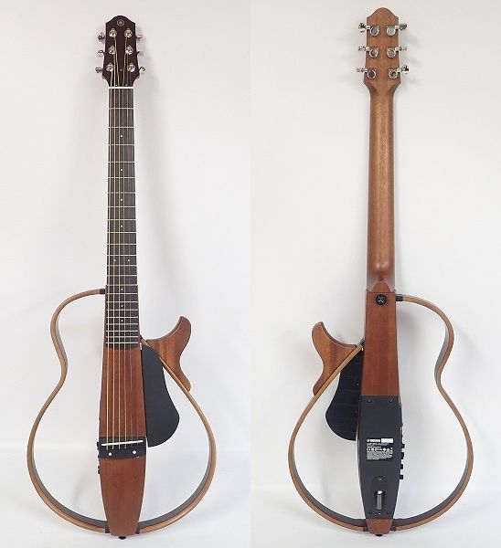 実際に弊社で買取させて頂いた★YAMAHA/ヤマハ SLG200S NT サイレントギター ACアダプター付き 専用ソフトケース付 の画像 1枚目