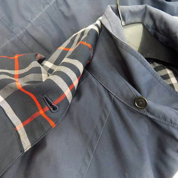 実際に弊社で買取させて頂いたBurberry’s/バーバリーズ チェック柄ダウンライナー付き ジップロングコート LYの画像 7枚目