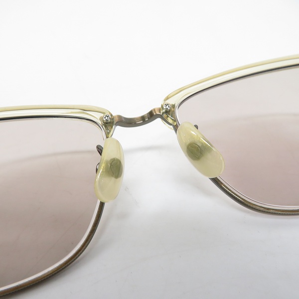 実際に弊社で買取させて頂いた999.9/フォーナインズ ミックスフレーム アイウェア/メガネフレーム M-46の画像 4枚目