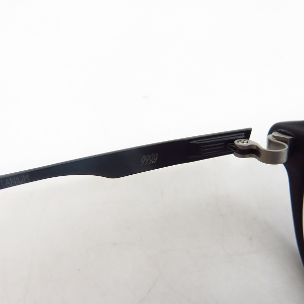 実際に弊社で買取させて頂いた999.9/フォーナインズ ボストン型/ミックスフレーム 眼鏡フレーム/メガネフレーム M-36の画像 5枚目