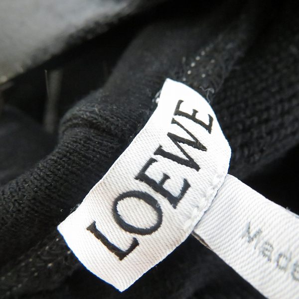 実際に弊社で買取させて頂いたLOEWE/ロエベ ロングスリーブロゴパーカー ブラック/XSの画像 2枚目