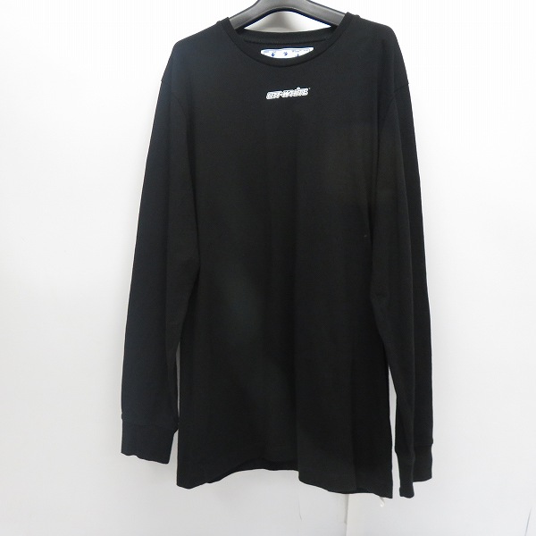 実際に弊社で買取させて頂いたOFF-WHITE/オフホワイト 20FW MARKER L/S TEE マーカーロングスリーブTシャツ OMAB001E20JER003 XL