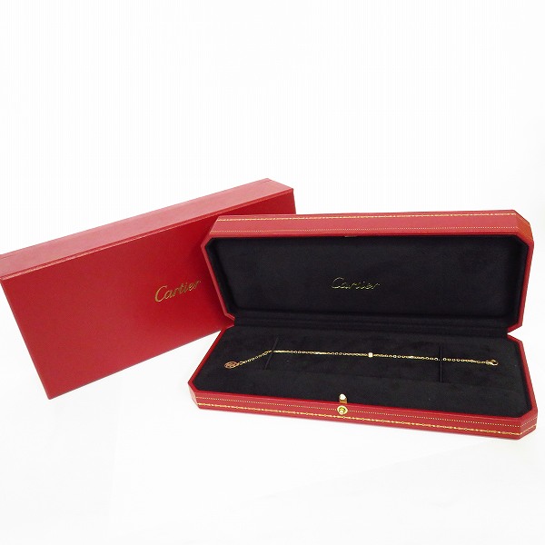 実際に弊社で買取させて頂いたCartier/カルティエ ディアマン ピンクゴールド/Au750 1Pダイヤ/SM ブレスレットの画像 8枚目