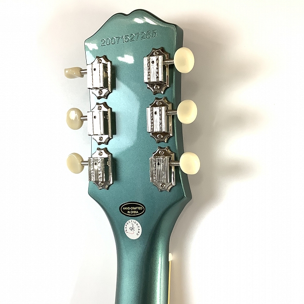 実際に弊社で買取させて頂いた★Epiphone by Gibson/エピフォン SG Special P-90 Kalamazooヘッド Faded Pelham Blue エレキギター ソフトケース付きの画像 7枚目