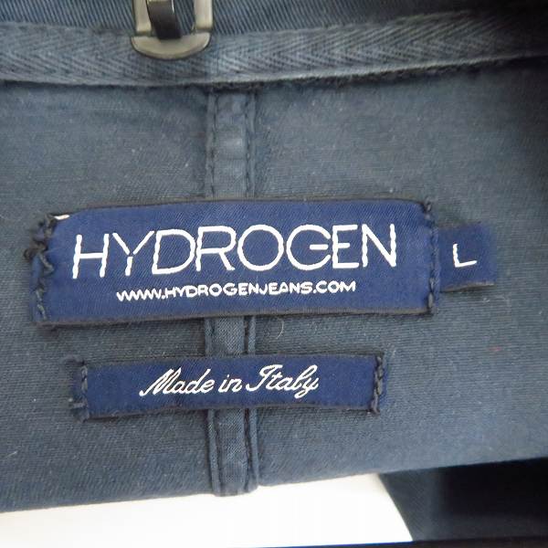 実際に弊社で買取させて頂いたHYDROGEN/ハイドロゲン テーラードジャケット ネイビーの画像 2枚目