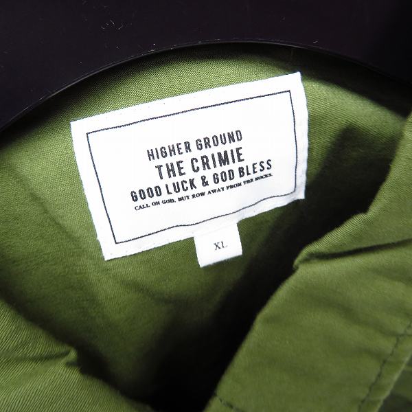 実際に弊社で買取させて頂いた【未使用】CRIMIE/クライミー JOE MILITARY プルオーバーシャツ C1H1-C1F5-SH07/XLの画像 2枚目