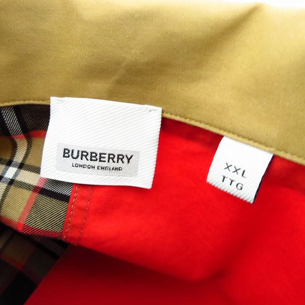 実際に弊社で買取させて頂いた【未使用】Burberry/バーバリー 20SS カラーブロックチェック シャツジャケット 8023797/XXLの画像 3枚目