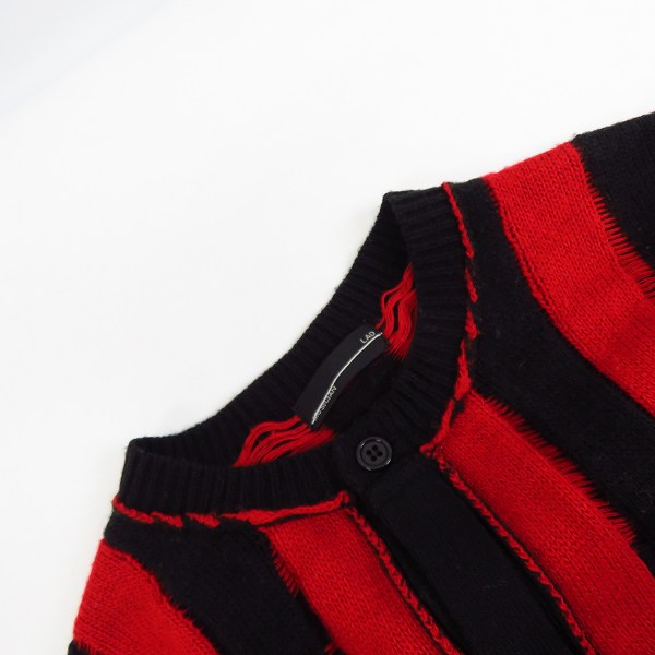 実際に弊社で買取させて頂いたLAD MUSICIAN/ラッドミュージシャン ストライプ柄カーディガン 2206-004/44の画像 6枚目