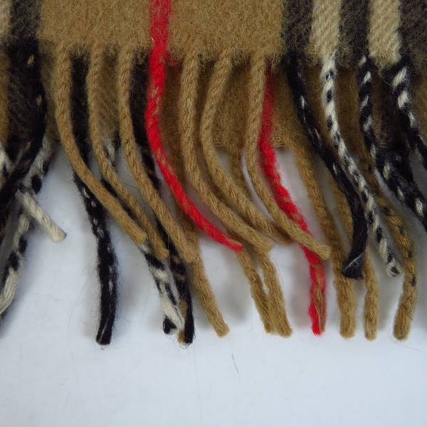 実際に弊社で買取させて頂いたBurberry's/バーバリーズ ノバチェック柄 カシミヤ マフラー の画像 2枚目