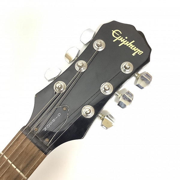 実際に弊社で買取させて頂いた★Epiphone/エピフォン Les Paul 100/レスポール Vintage Sunburst エレキギター ソフトケース付きの画像 1枚目