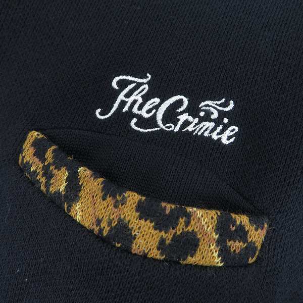 実際に弊社で買取させて頂いたTHE CRIMIE/クライミー NIGHT FLYING KNIT S/S Polo ポロシャツ/Lの画像 4枚目