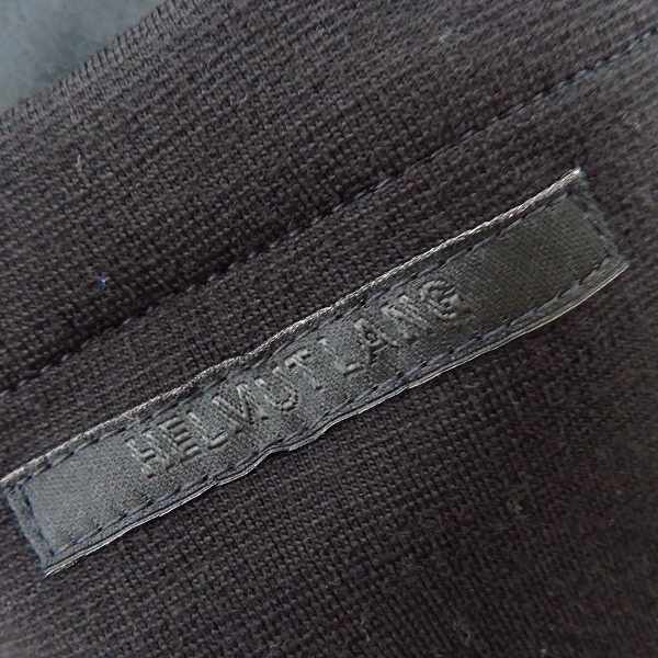 実際に弊社で買取させて頂いた【JPタグ】HELMUT LANG/ヘルムート・ラング アーカイブ ジップアップブルゾン ブラック size：44の画像 2枚目