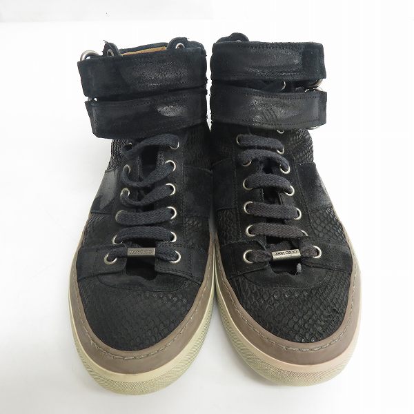 実際に弊社で買取させて頂いたJimmy Choo/ジミーチュウ パイソン型押しレザー スニーカー 41.5