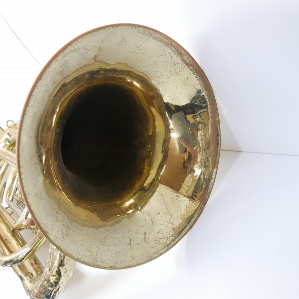 実際に弊社で買取させて頂いた★【ジャンク】YAMAHA/ヤマハ YBB321 チューバ ハードケース付の画像 2枚目