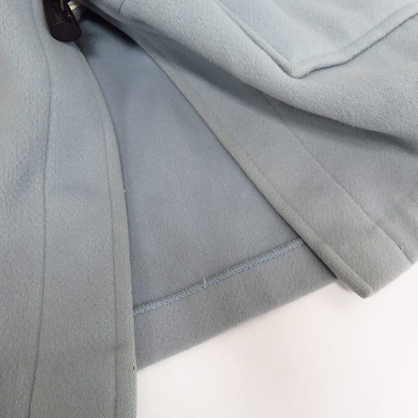 実際に弊社で買取させて頂いたBurberry’s/バーバリーズ ウール ロングダッフルコート 水色系/T98Bの画像 8枚目