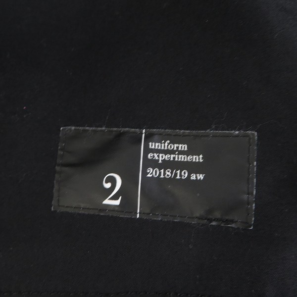 実際に弊社で買取させて頂いたUNIFORM EXPERIMENT/ユニフォームエクスペリメント マウンテンパーカー UE-189021/2の画像 6枚目