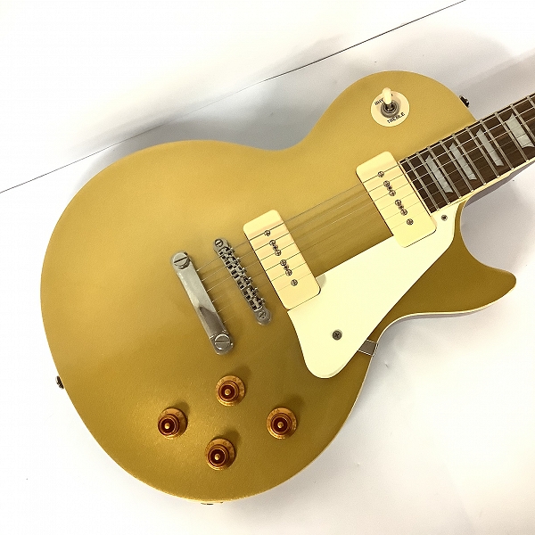 実際に弊社で買取させて頂いた★Epiphone/エピフォン Les Paul '56 Gold Top レスポール ゴールドトップ エレキギター ソフトケース付きの画像 4枚目