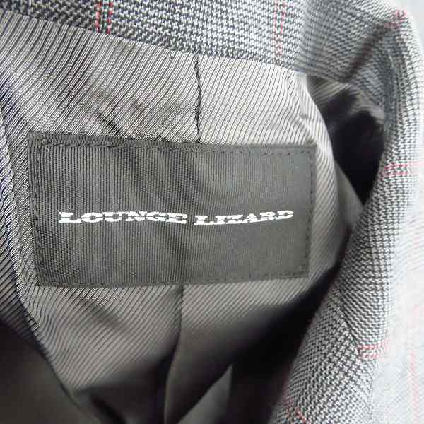 実際に弊社で買取させて頂いたLOUNGE LIZARD/ラウンジリザード チェック柄 チェスターコート 2の画像 2枚目