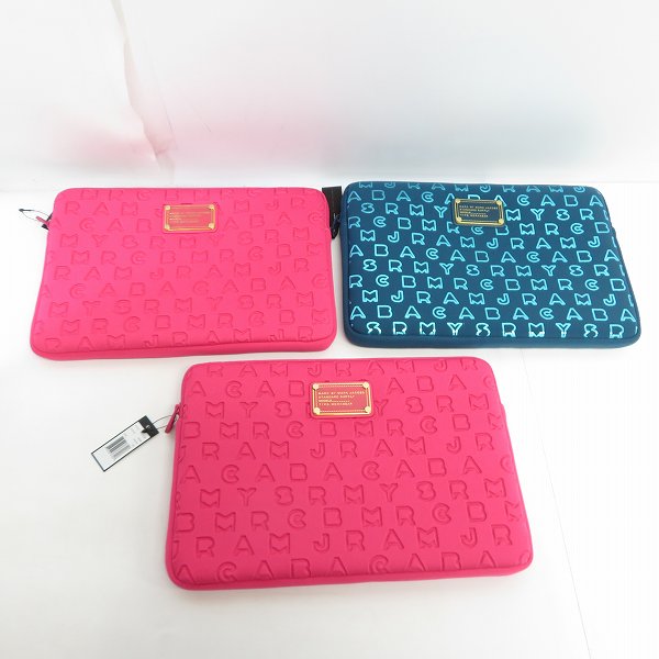 実際に弊社で買取させて頂いた【未使用】MARC BY MARC JACOBS/マークバイマークジェイコブス PC/タブレットケース M6134018/M6131024 3点セット 