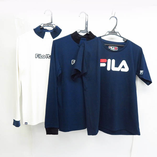 実際に弊社で買取させて頂いたFILA/フィラ プリントカットソー シャツ 3点セット L/ＬL
