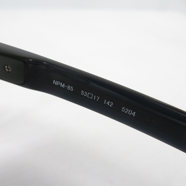 実際に弊社で買取させて頂いた999.9/フォーナインズ ネオプラスチックフレーム アイウェア/メガネフレーム NPM-85の画像 3枚目