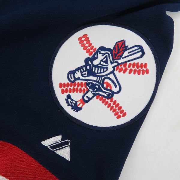 実際に弊社で買取させて頂いたMajestic/マジェスティック インディアンス 復刻ユニフォーム サイズモア＃24/44の画像 6枚目