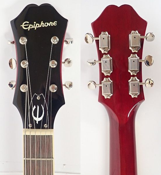 実際に弊社で買取させて頂いた★Epiphone/エピフォン Casino Coupe/カジノクーペ CH セミアコ ソフトケース付の画像 2枚目