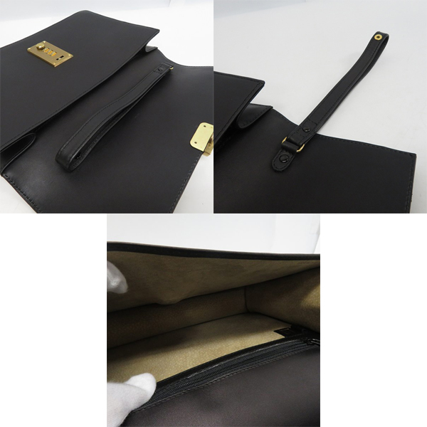 実際に弊社で買取させて頂いたdunhill/ダンヒル レザー 3桁ダイヤルロック式 セカンド/クラッチバッグ の画像 3枚目