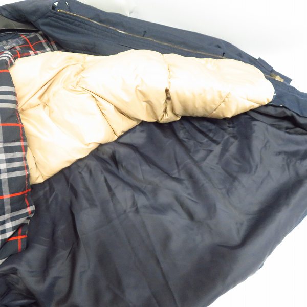 実際に弊社で買取させて頂いたBurberry’s/バーバリーズ チェック柄ダウンライナー付き ジップロングコート LYの画像 6枚目
