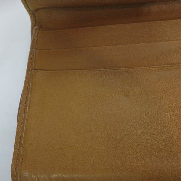 実際に弊社で買取させて頂いたCELINE/セリーヌ マカダム柄 三つ折り ウォレット/財布 M05の画像 7枚目