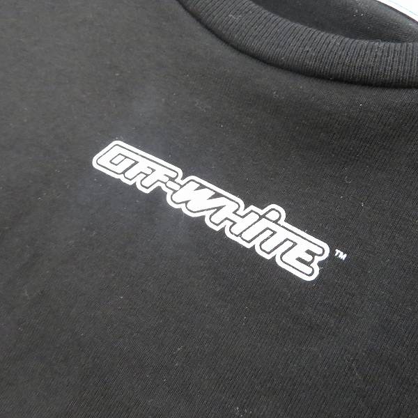 実際に弊社で買取させて頂いたOFF-WHITE/オフホワイト 20FW MARKER L/S TEE マーカーロングスリーブTシャツ OMAB001E20JER003 XLの画像 5枚目