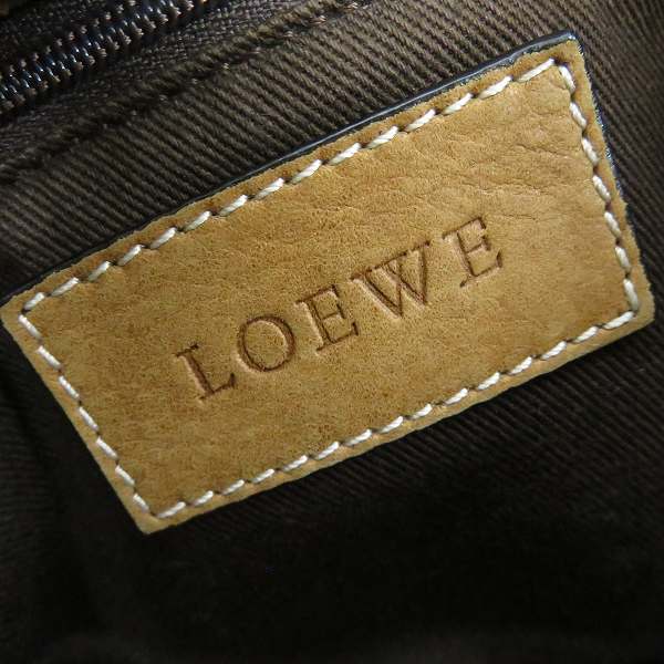 実際に弊社で買取させて頂いたLOEWE/ロエベ チェーンショルダー付きミニバッグ 使用感ありの画像 4枚目