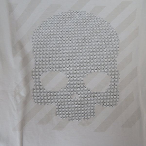 実際に弊社で買取させて頂いたHYDROGEN/ハイドロゲン STUDS SKULL TEE 260108-001 size：Mの画像 5枚目