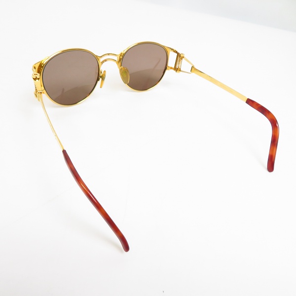 実際に弊社で買取させて頂いたJEAN PAUL GAULTIER/ジャンポール・ゴルチエ Protection サングラス/ゴールドカラー 56-5105の画像 2枚目