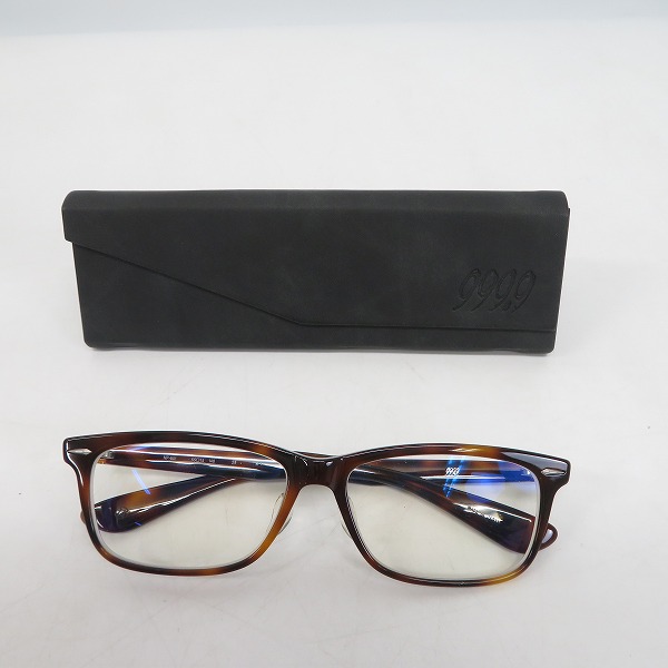 実際に弊社で買取させて頂いた999.9/フォーナインズ 度入り メガネフレーム/アイウェア NP-601の画像 8枚目
