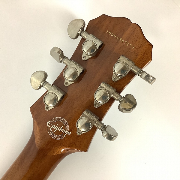実際に弊社で買取させて頂いた★Epiphone/エピフォン Limited Edition Les Paul Classic PlainTop レスポール エレキギター ギグケース付きの画像 2枚目