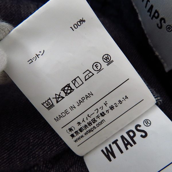 実際に弊社で買取させて頂いたWTAP/ダブルタップス 18SS SBD LS SHIR/デニム 長袖シャツ 181TQDT-SHM01/01の画像 4枚目