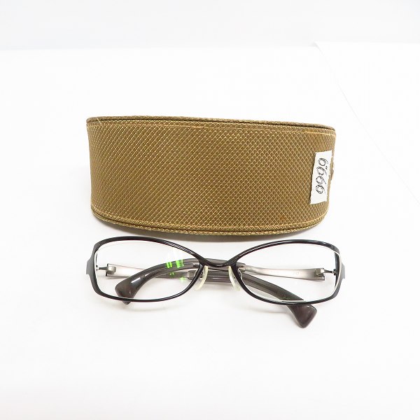 実際に弊社で買取させて頂いた999.9/フォーナインズ 眼鏡/メガネフレーム/アイウェア S-590Tの画像 9枚目