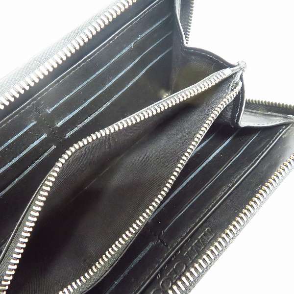 実際に弊社で買取させて頂いたJIMMY CHOO/ジミーチュウ カモフラージュ/迷彩 ハラコ ラウンドファスナー/長財布の画像 3枚目