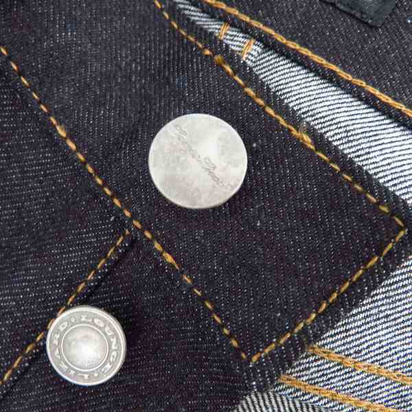 実際に弊社で買取させて頂いた【未使用】LOUNGE LIZARD/ラウンジリザード デニム パンツ インディゴ No.6616/1の画像 6枚目