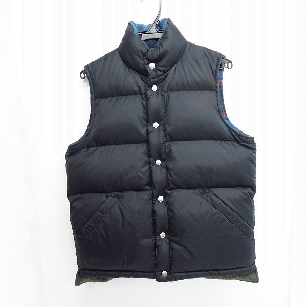 実際に弊社で買取させて頂いたHOLLYWOOD RANCH MARKET/ハリウッドランチマーケット ウールリッチ リバーシブル ベスト M