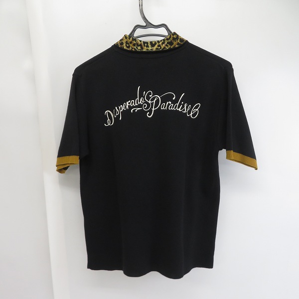 実際に弊社で買取させて頂いたTHE CRIMIE/クライミー NIGHT FLYING KNIT S/S Polo ポロシャツ/Lの画像 1枚目