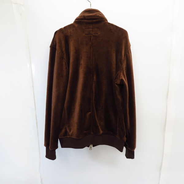 実際に弊社で買取させて頂いたAKM/エーケーエム 20AW VELOUR STAND TRACK ジャケット J206/Mの画像 1枚目