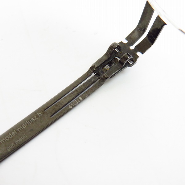 実際に弊社で買取させて頂いたic!berlin/アイシーベルリン mariusz メガネフレーム 度入りの画像 7枚目