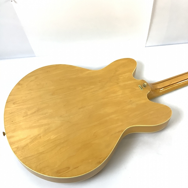 実際に弊社で買取させて頂いた★Epiphone by Gibson/エピフォン Sheraton シェラトン Wネーム セミアコ エレキギター ハードケース付きの画像 5枚目