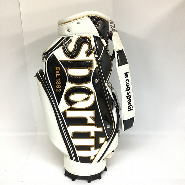 実際に弊社で買取させて頂いたle coq sportif GOLF/ル コック スポルティフ ゴルフ キャディバッグ QQ1248の画像 3枚目