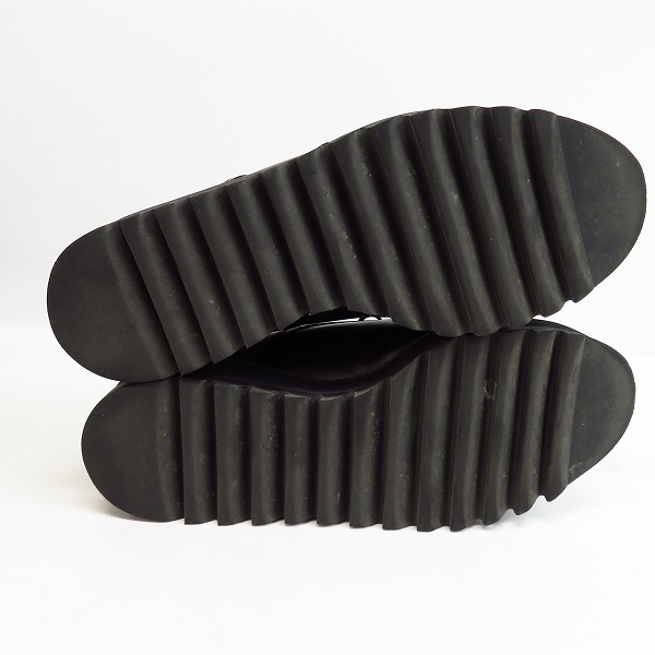 実際に弊社で買取させて頂いたHARE/ハレ シャークソールダービーシューズ ブラック/Mの画像 2枚目