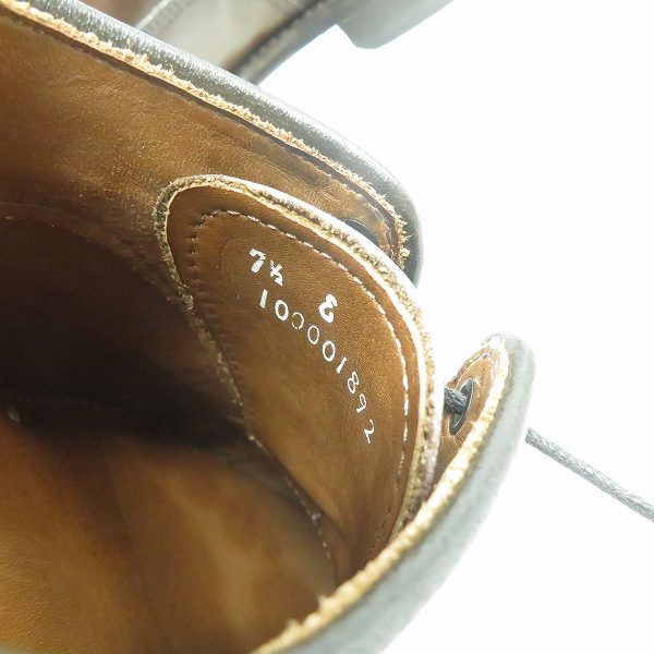 実際に弊社で買取させて頂いたBROOKS BROTHERS×Allen Edmonds/ブルックスブラザーズ×アレンエドモンズ ストレートチップ ビジネスシューズ 7.5Eの画像 5枚目